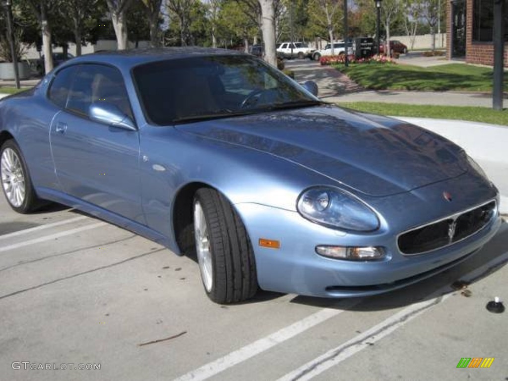 2002 Coupe Cambiocorsa - Blue Azurro (Light Blue) / Beige photo #3