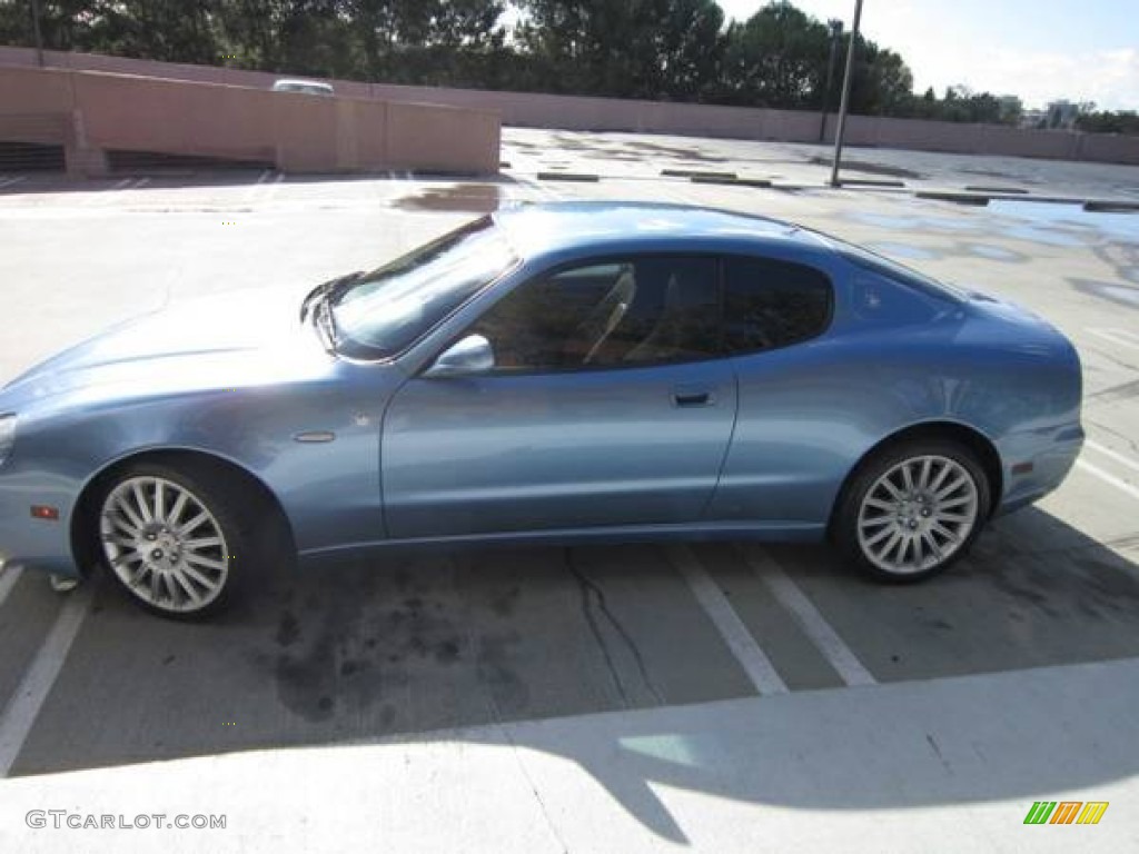 2002 Coupe Cambiocorsa - Blue Azurro (Light Blue) / Beige photo #6