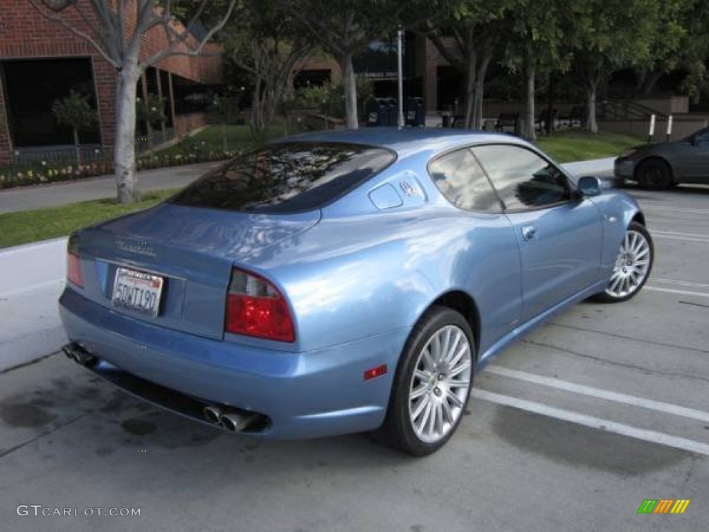 2002 Coupe Cambiocorsa - Blue Azurro (Light Blue) / Beige photo #9