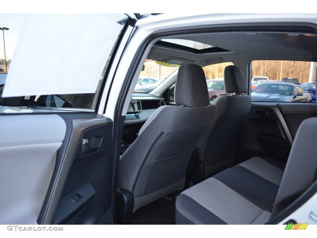 2013 RAV4 XLE AWD - Super White / Ash photo #12