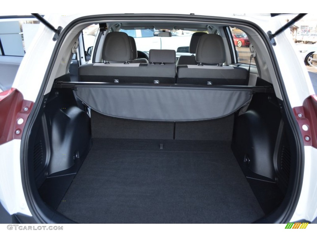 2013 RAV4 XLE AWD - Super White / Ash photo #13