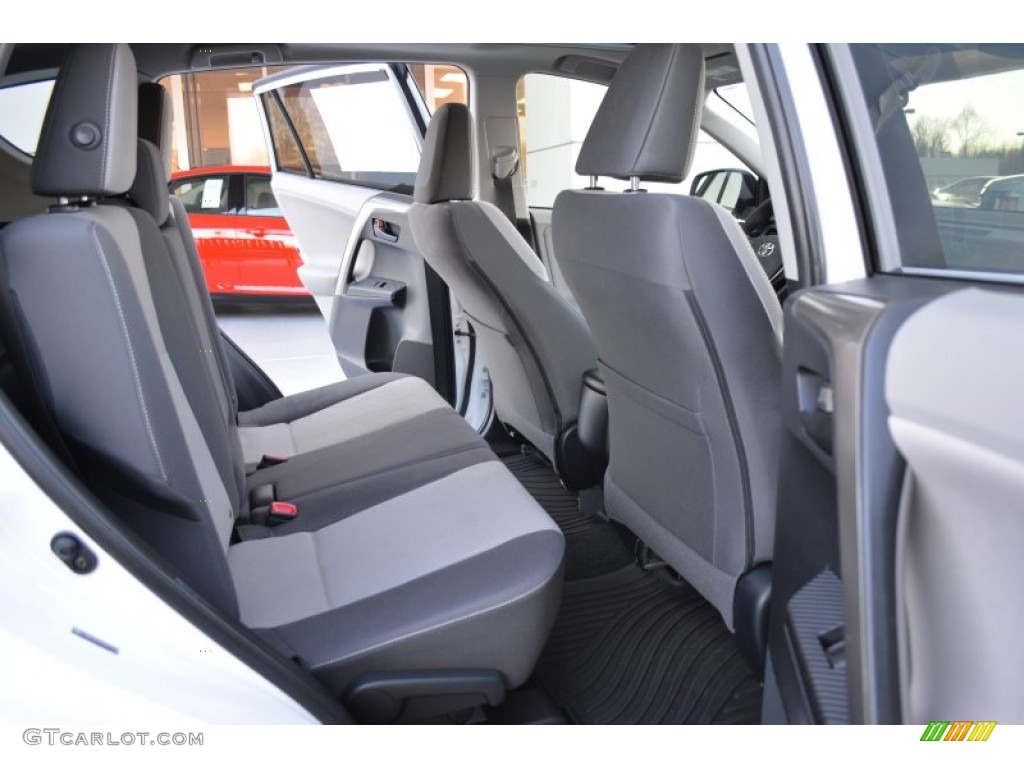 2013 RAV4 XLE AWD - Super White / Ash photo #14