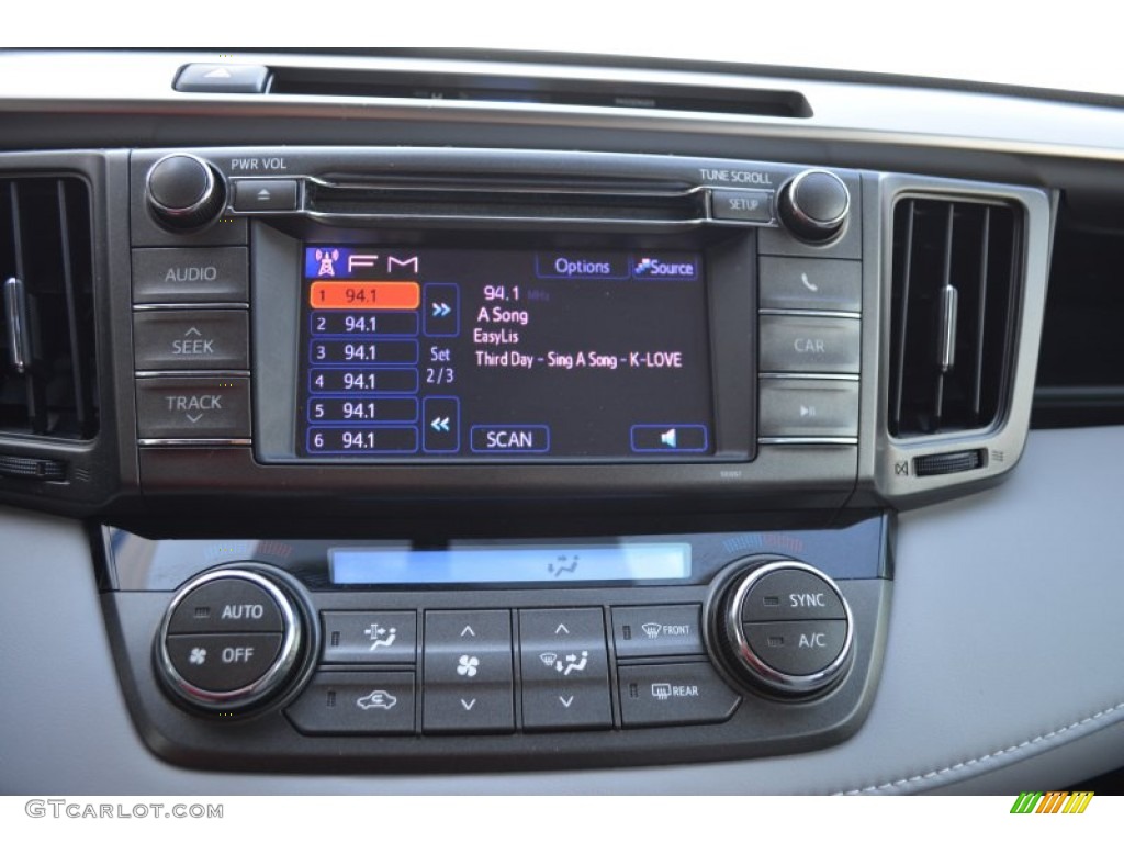 2013 RAV4 XLE AWD - Super White / Ash photo #19