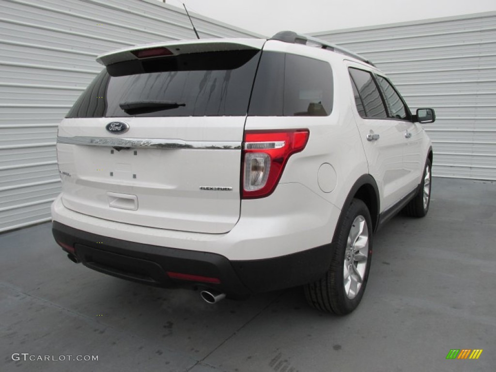 2015 Explorer Limited - White Platinum / Charcoal Black photo #4