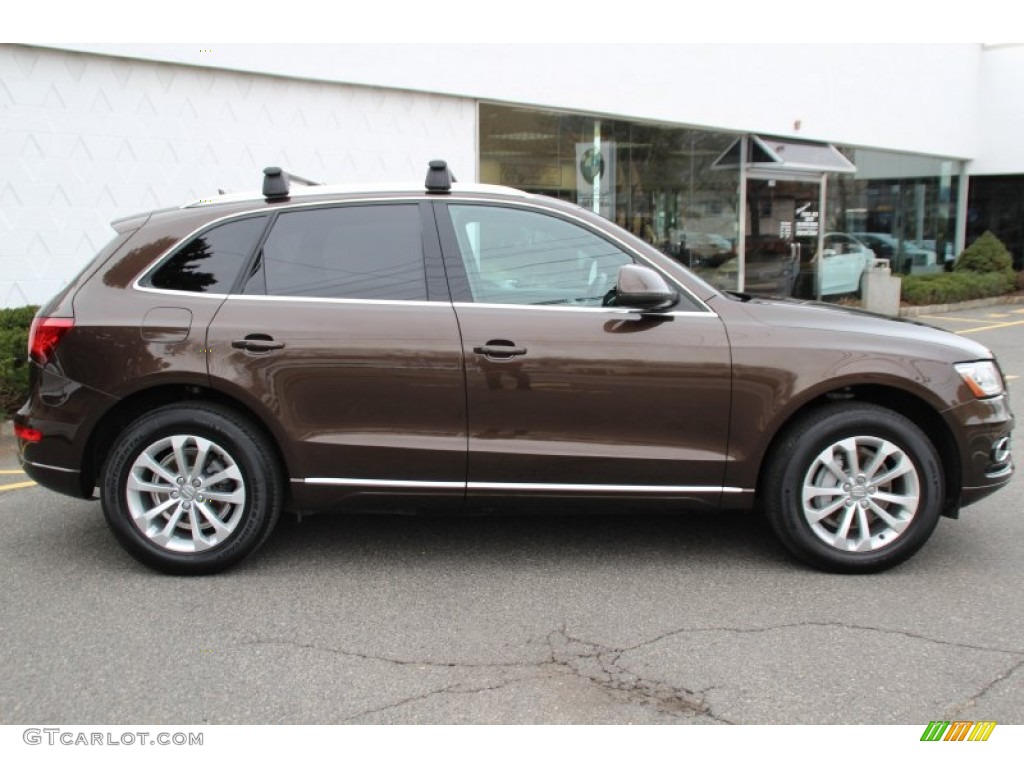 Teak Brown Metallic 2013 Audi Q5 2.0 TFSI quattro Exterior Photo #100893577
