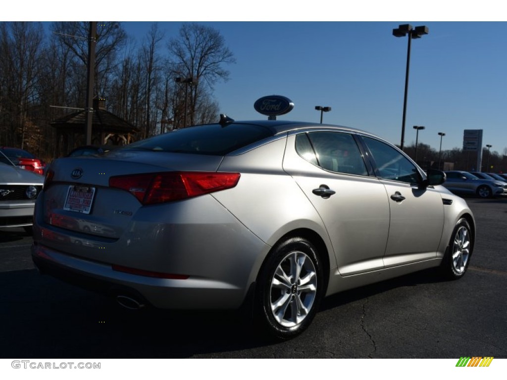 2011 Optima EX - Satin Metal / Beige photo #3