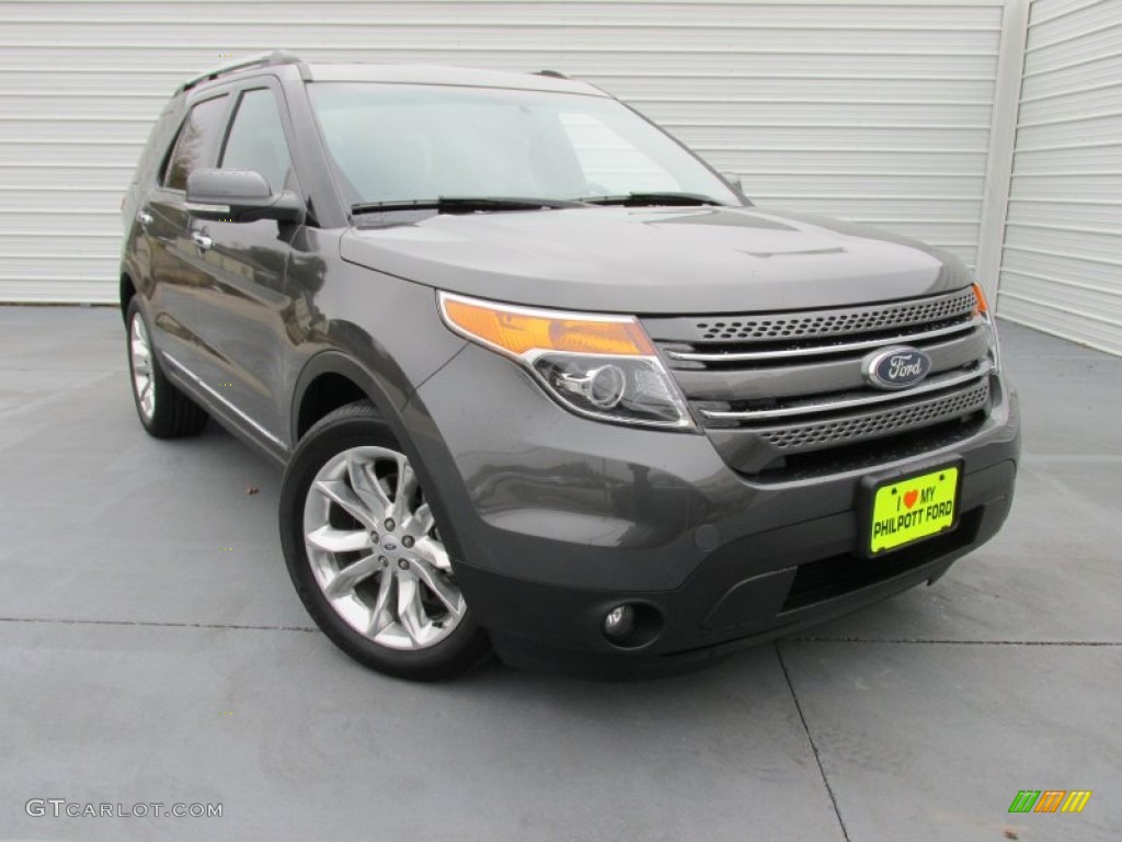 2015 Explorer Limited - Magnetic / Charcoal Black photo #2