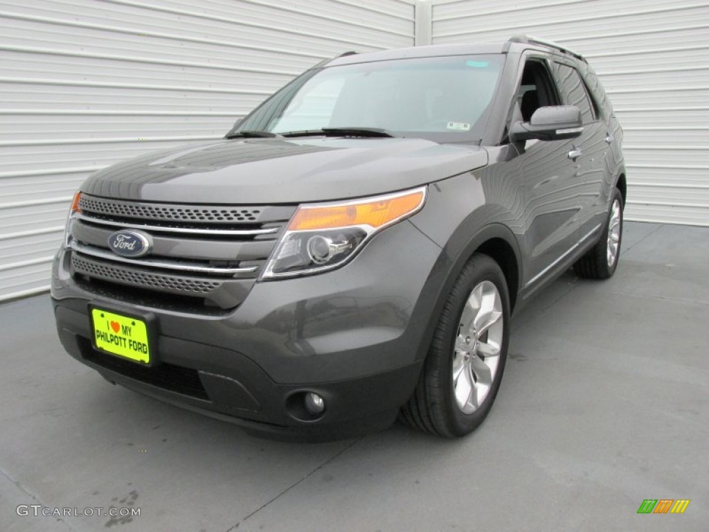 2015 Explorer Limited - Magnetic / Charcoal Black photo #7