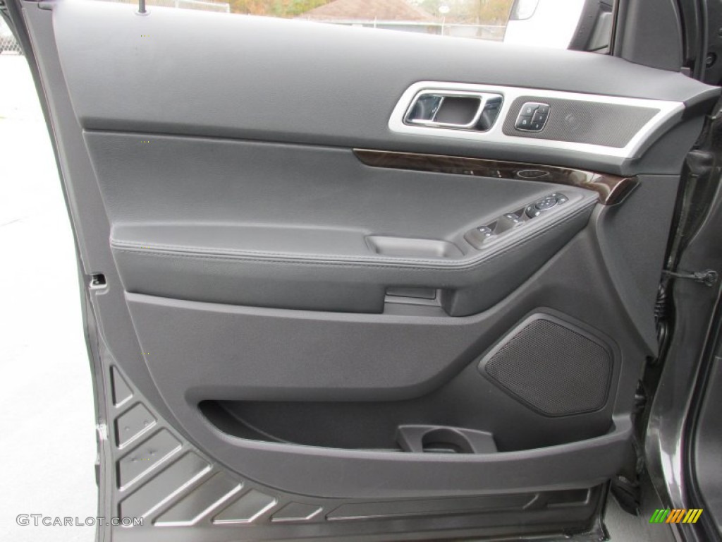 2015 Explorer Limited - Magnetic / Charcoal Black photo #24