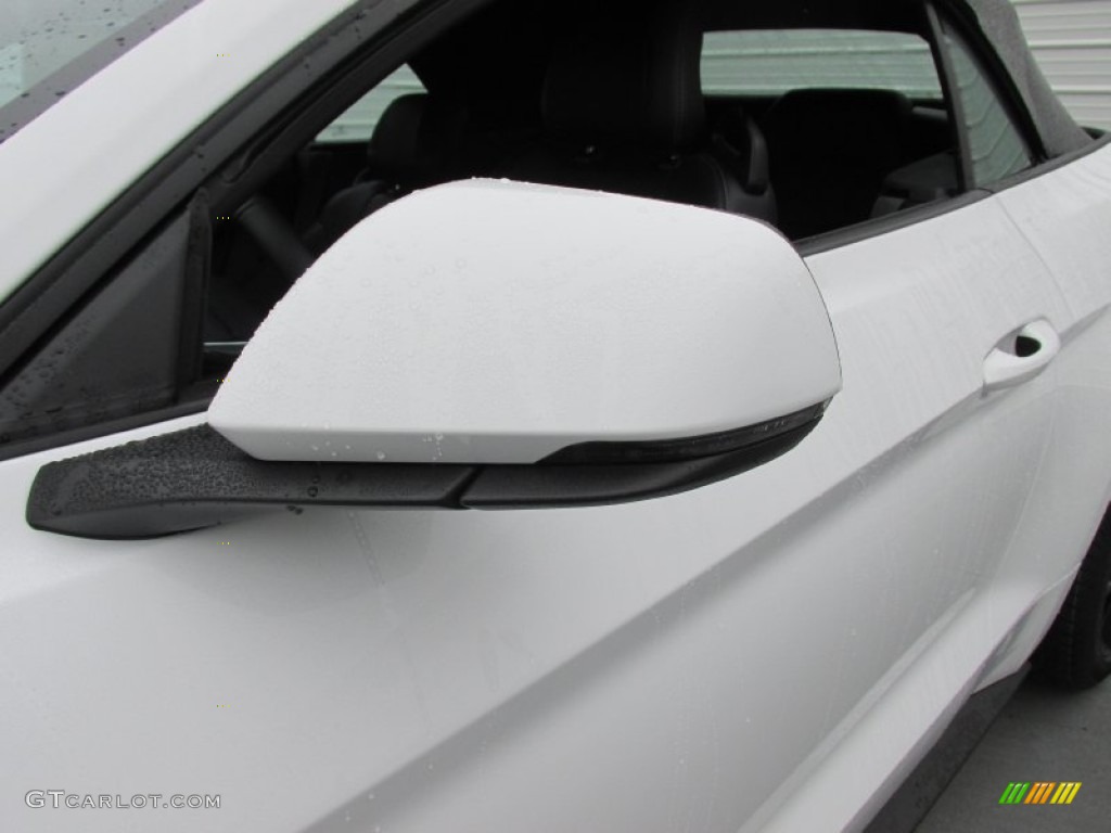 2015 Mustang EcoBoost Premium Convertible - Oxford White / Ebony photo #12
