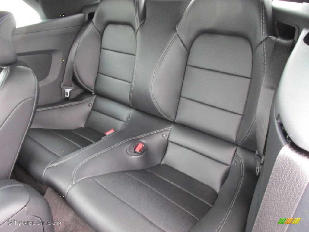 Ebony Interior 2015 Ford Mustang EcoBoost Premium Convertible Photo #100896841