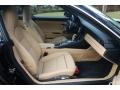 Black/Luxor Beige Front Seat Photo for 2014 Porsche 911 #100897519