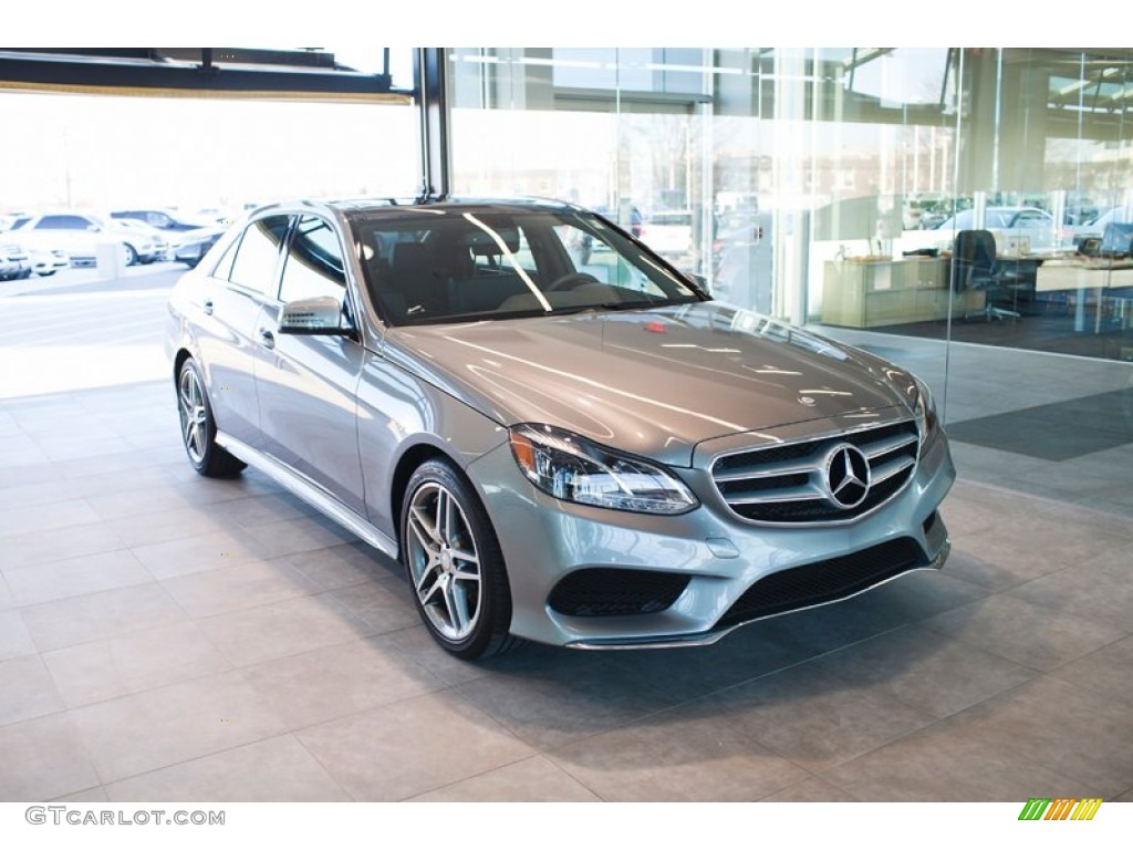 2015 E 350 4Matic Sedan - Palladium Silver Metallic / Black photo #1