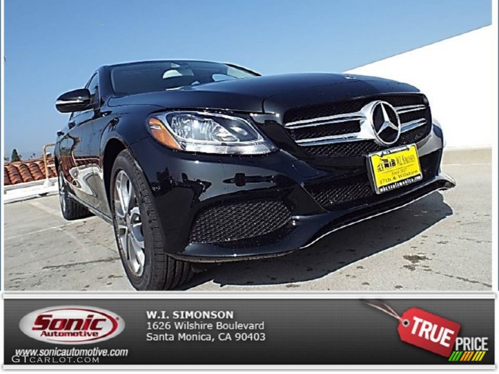 2015 C 300 4Matic - Black / Black photo #1