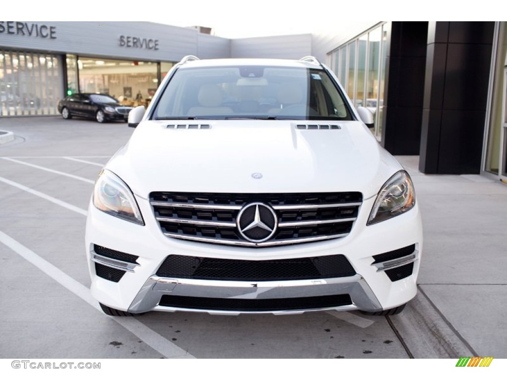 2015 ML 400 4Matic - Polar White / Almond Beige/Mocha photo #6