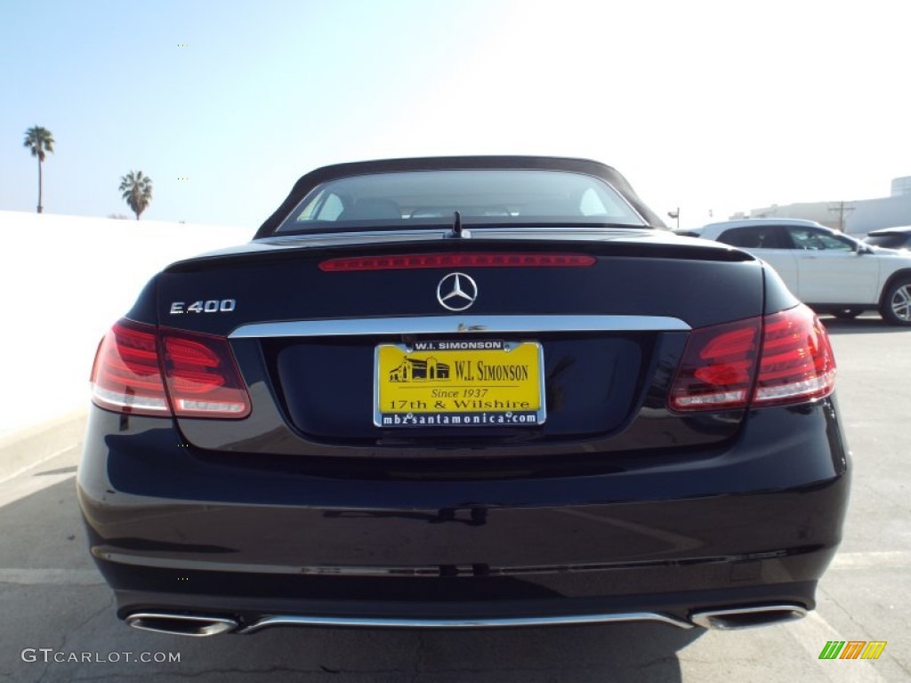 2015 E 400 Cabriolet - Black / Silk Beige/Espresso Brown photo #9