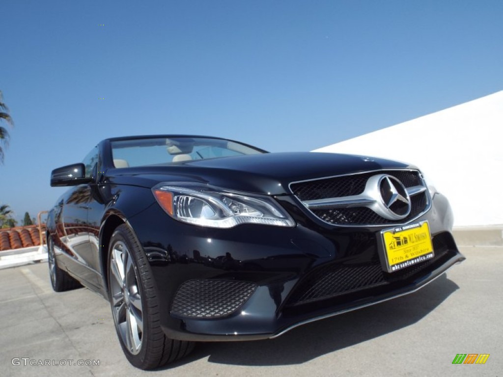 2015 E 400 Cabriolet - Black / Silk Beige/Espresso Brown photo #11