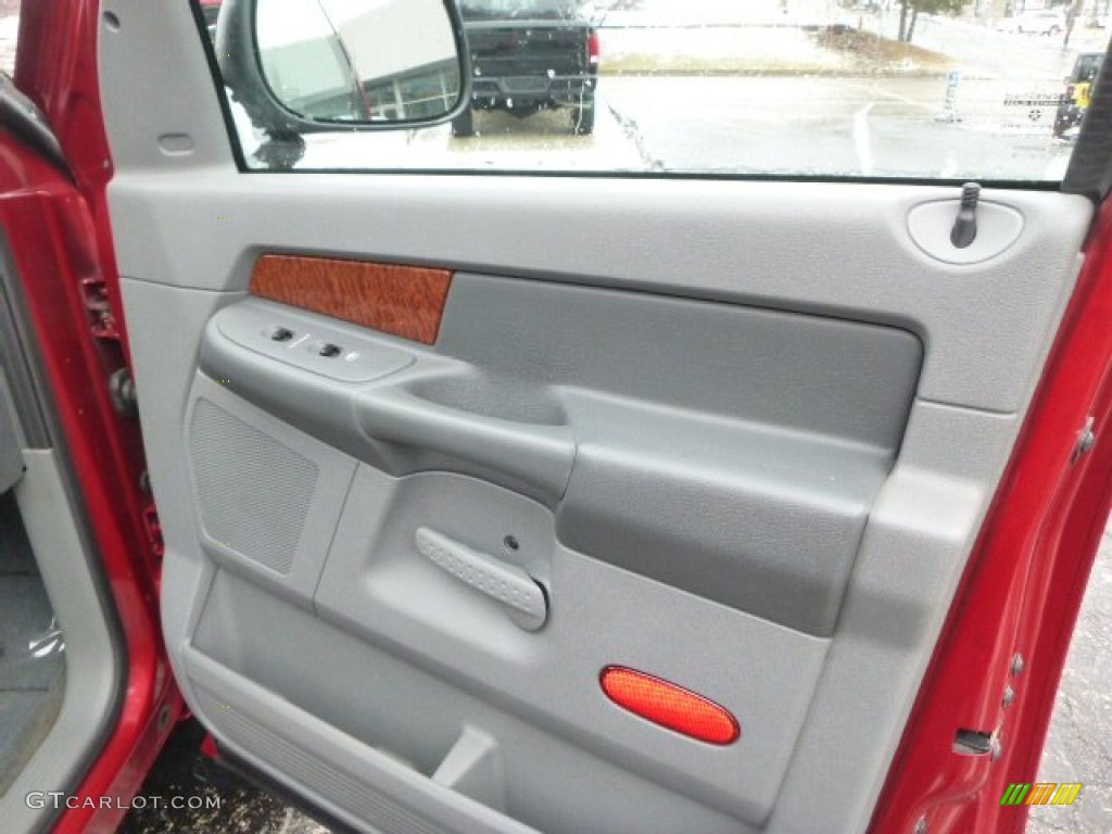 2006 Ram 1500 SLT Quad Cab 4x4 - Inferno Red Crystal Pearl / Medium Slate Gray photo #12