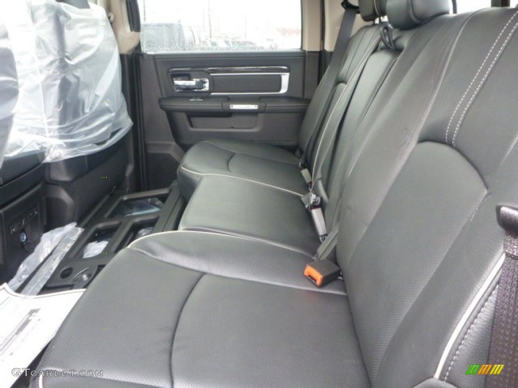 2015 Ram 1500 Laramie Limited Crew Cab 4x4 Rear Seat Photo #100899772
