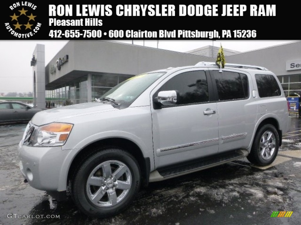 Brilliant Silver Nissan Armada