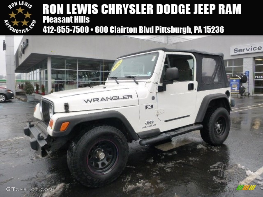 2004 Wrangler X 4x4 - Stone White / Khaki photo #1