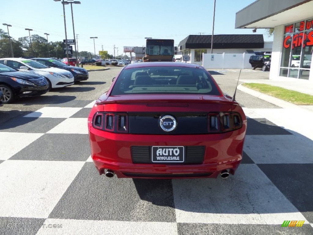 2014 Mustang GT Coupe - Ruby Red / Charcoal Black photo #4
