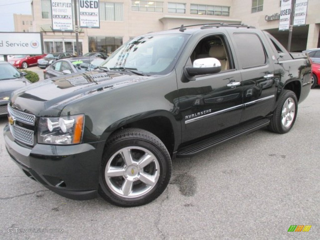 2013 Avalanche LTZ - Fairway Metallic / Dark Cashmere/Light Cashmere photo #2