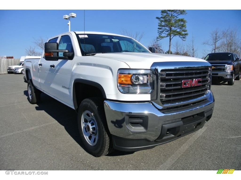 2015 Sierra 2500HD Crew Cab 4x4 - Summit White / Jet Black/Dark Ash photo #1