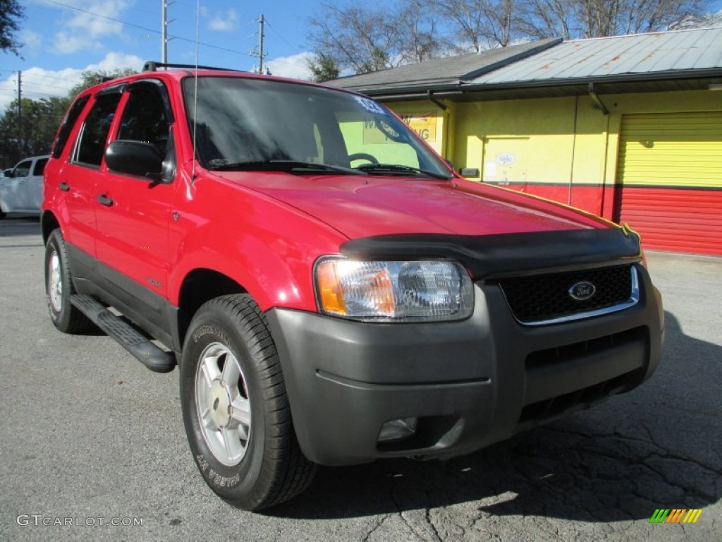 Bright Red Ford Escape