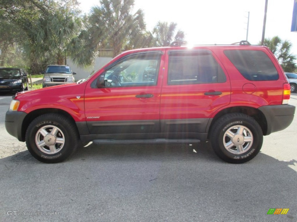 2002 Escape XLT V6 - Bright Red / Medium Graphite photo #6