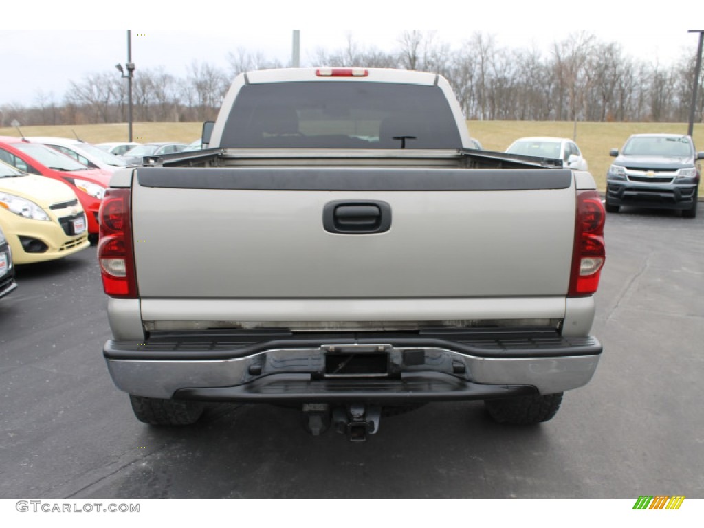 2003 Silverado 2500HD LT Crew Cab 4x4 - Light Pewter Metallic / Tan photo #6