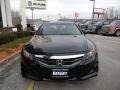 2011 Crystal Black Pearl Honda Accord EX-L V6 Coupe  photo #3