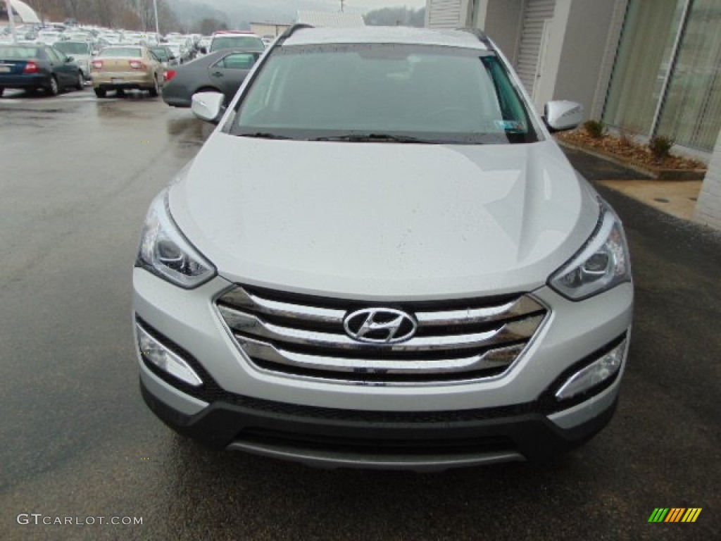 2014 Santa Fe Sport 2.0T FWD - Moonstone Silver / Gray photo #4