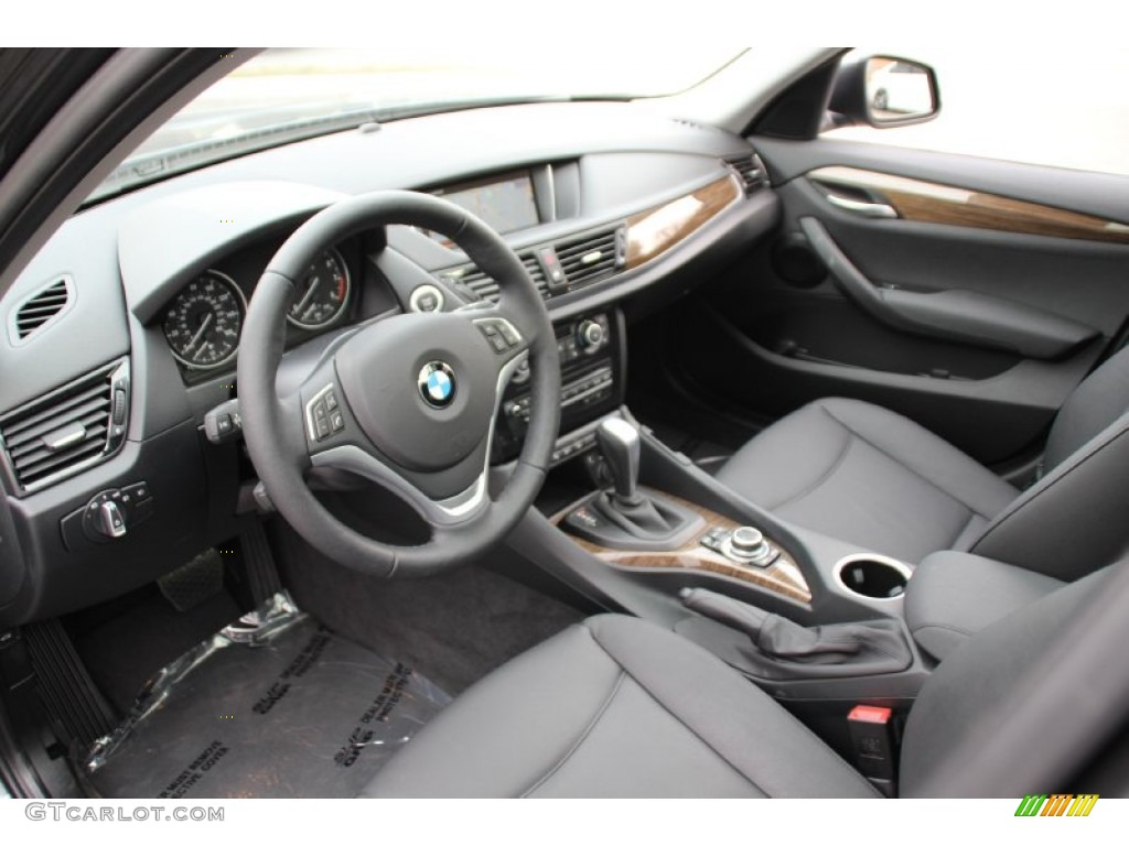 Black Interior 2015 BMW X1 xDrive35i Photo #100911179