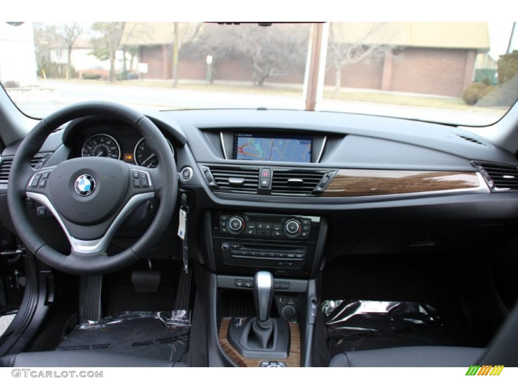 2015 BMW X1 xDrive35i Black Dashboard Photo #100911285