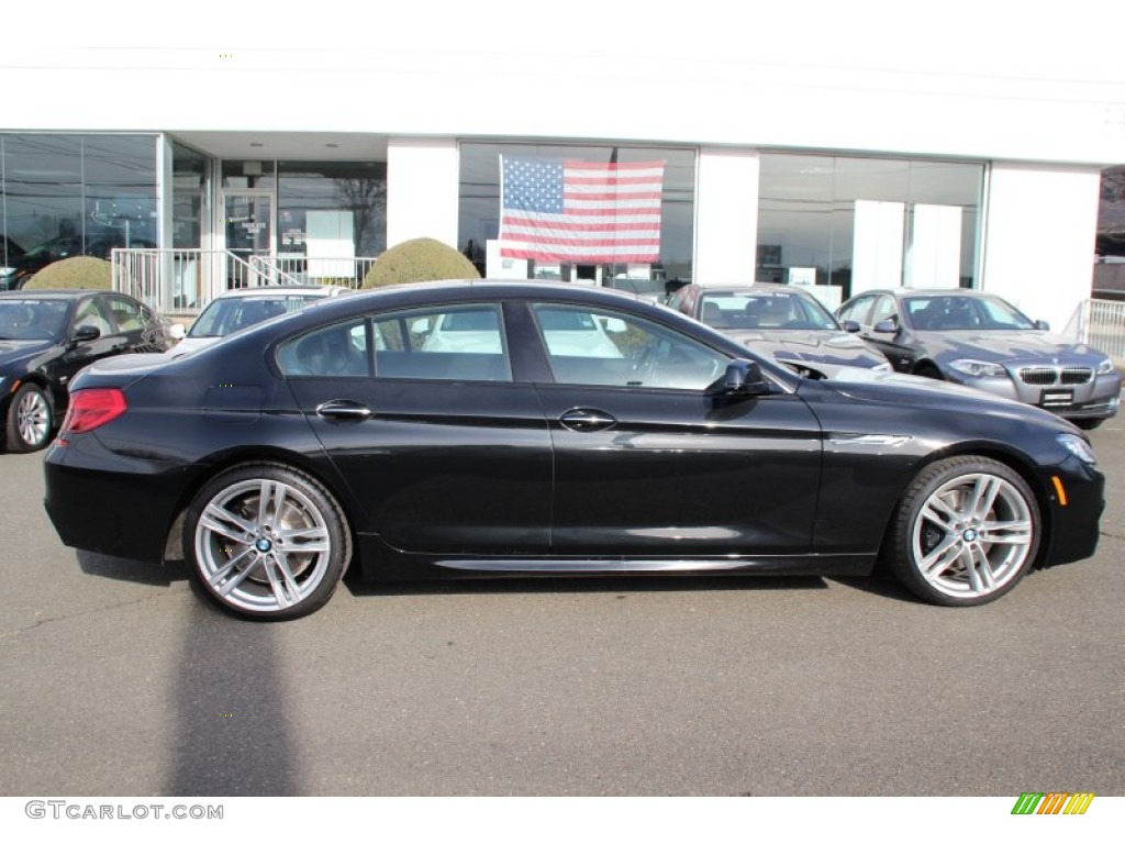 Black Sapphire Metallic 2015 BMW 6 Series 650i xDrive Gran Coupe Exterior Photo #100911707