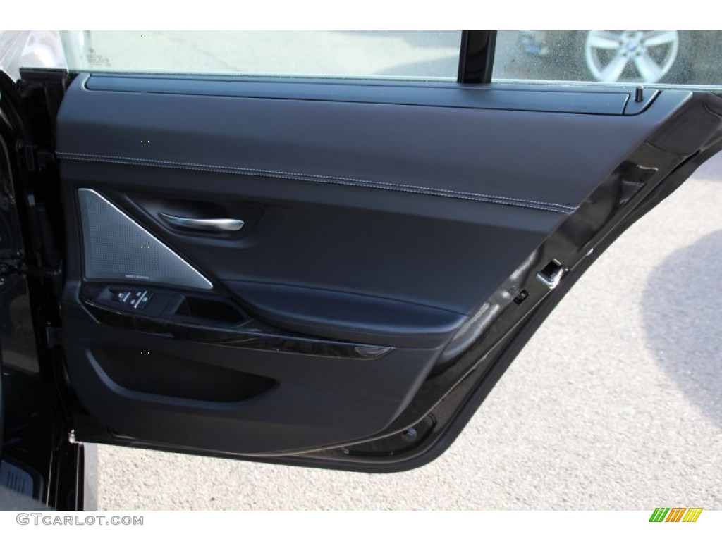 2015 6 Series 650i xDrive Gran Coupe - Black Sapphire Metallic / Black photo #25