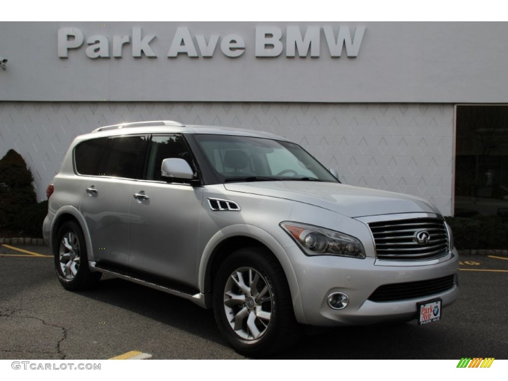 2011 QX 56 4WD - Liquid Platinum / Graphite photo #1