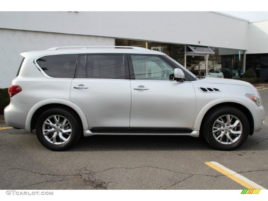 Liquid Platinum 2011 Infiniti QX 56 4WD Exterior Photo #100912415