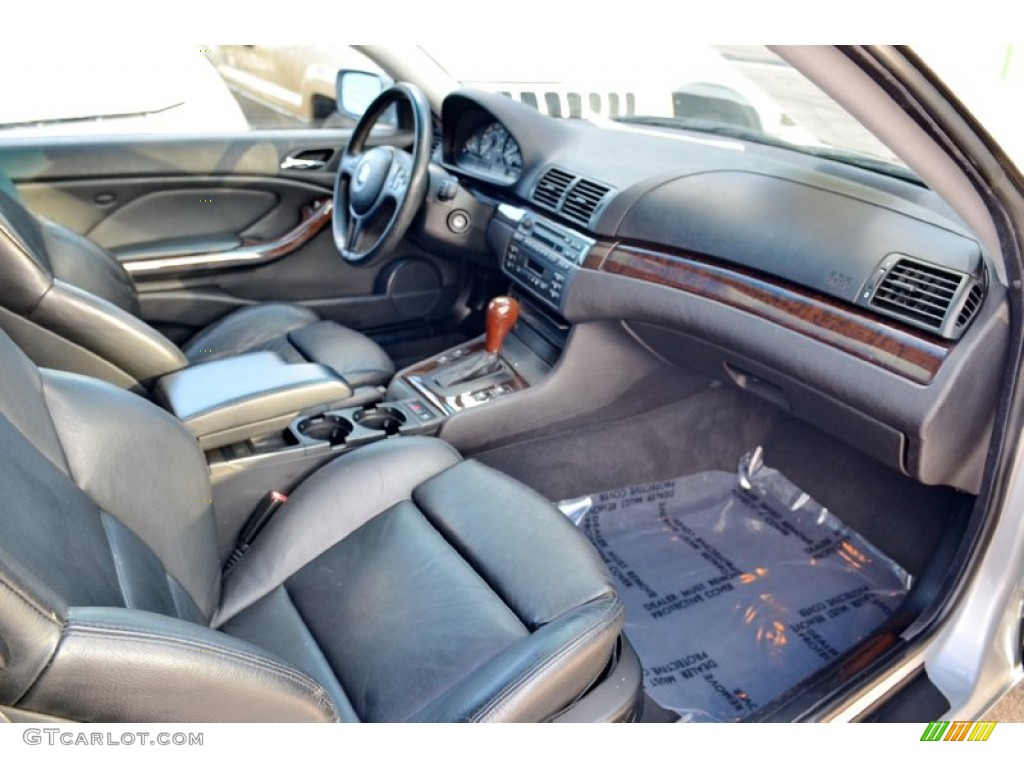 2001 3 Series 325i Coupe - Titanium Silver Metallic / Grey photo #14