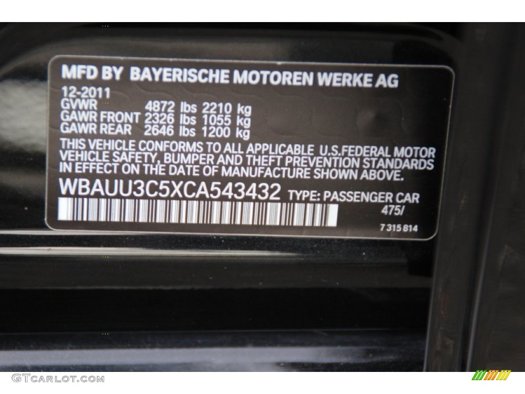 2012 3 Series 328i xDrive Sports Wagon - Black Sapphire Metallic / Oyster/Black photo #35