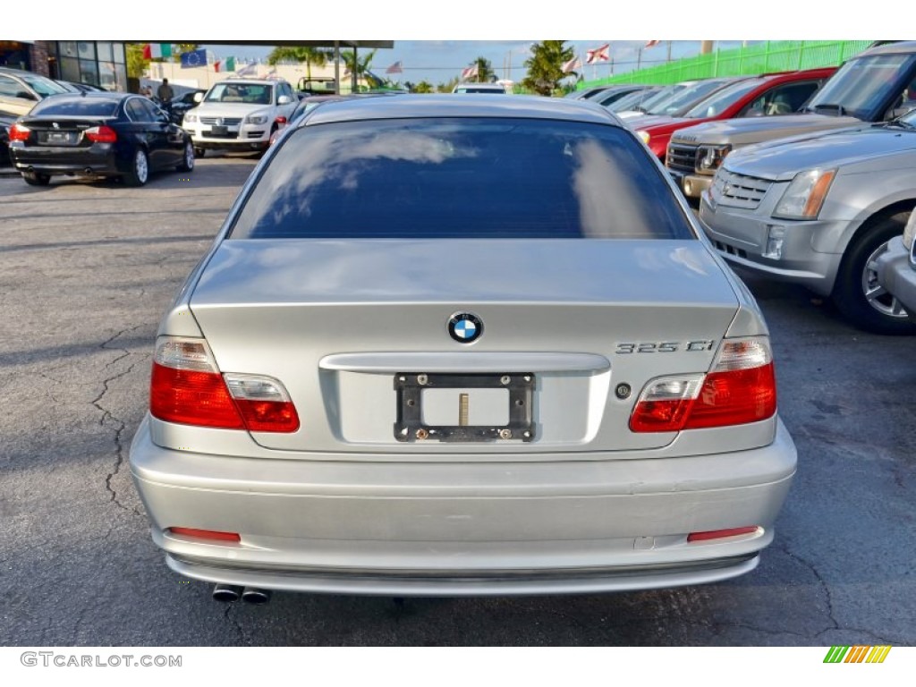 2001 3 Series 325i Coupe - Titanium Silver Metallic / Grey photo #19