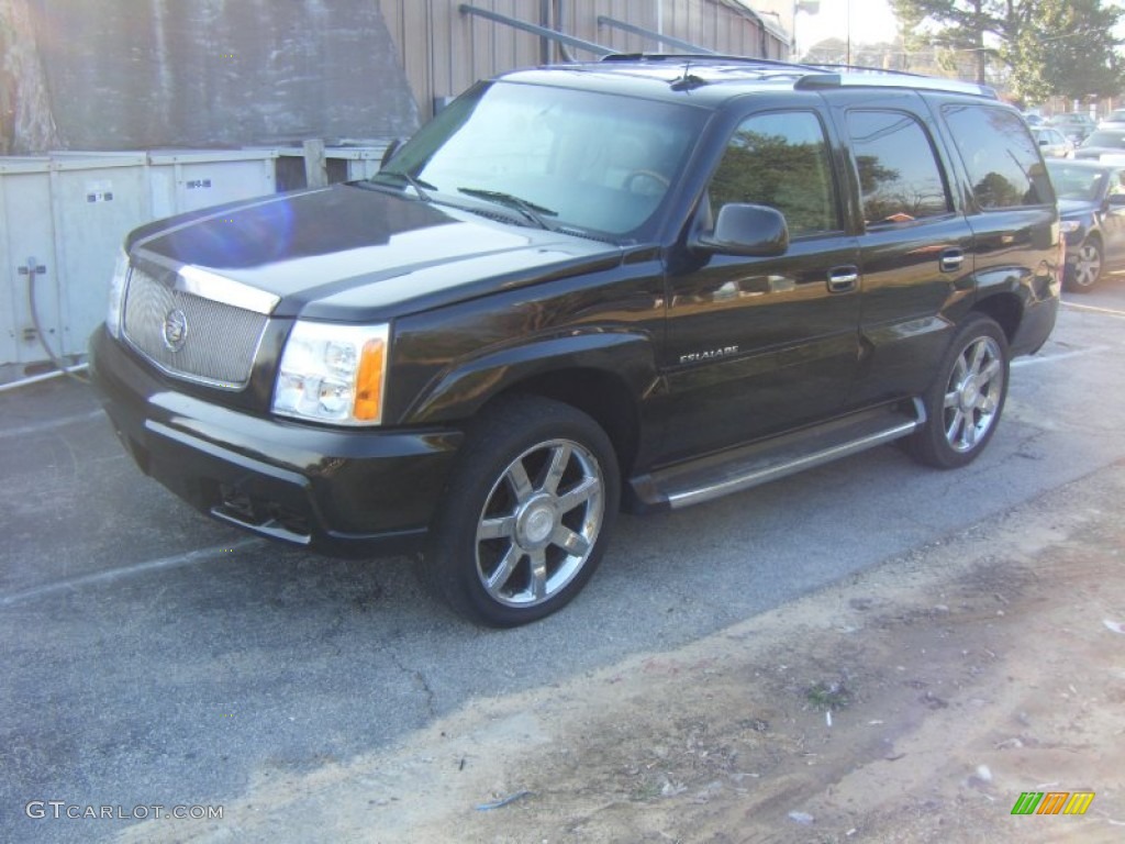 2002 Escalade AWD - Sable Black / Shale photo #2