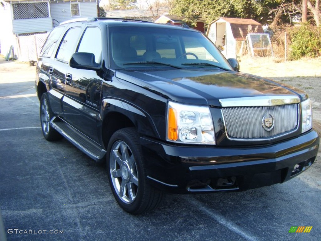 2002 Escalade AWD - Sable Black / Shale photo #6