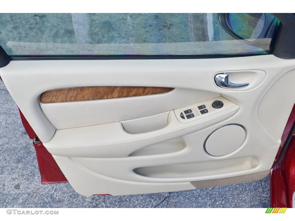 2003 X-Type 3.0 - Phoenix Red / Ivory photo #14