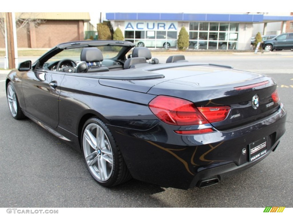 2013 6 Series 650i xDrive Convertible - Carbon Black Metallic / Black photo #6