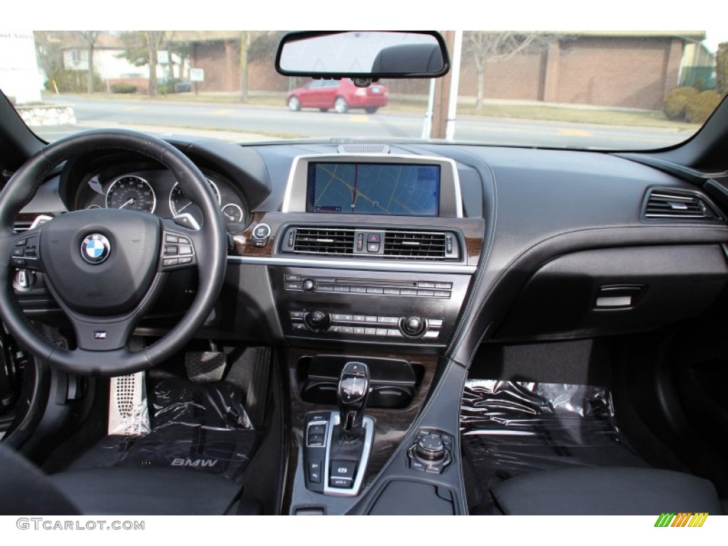 2013 6 Series 650i xDrive Convertible - Carbon Black Metallic / Black photo #16