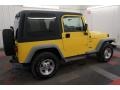 2001 Solar Yellow Jeep Wrangler Sport 4x4  photo #7