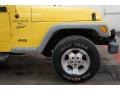 2001 Solar Yellow Jeep Wrangler Sport 4x4  photo #35