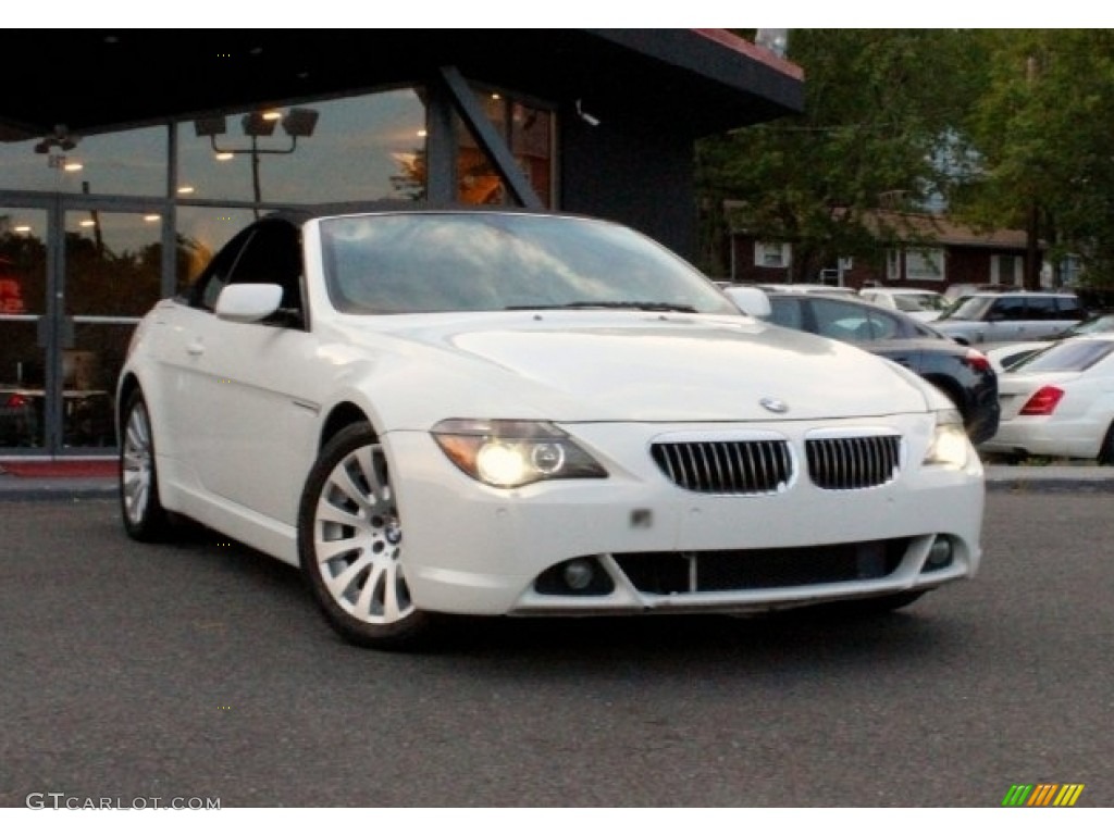 Alpine White BMW 6 Series